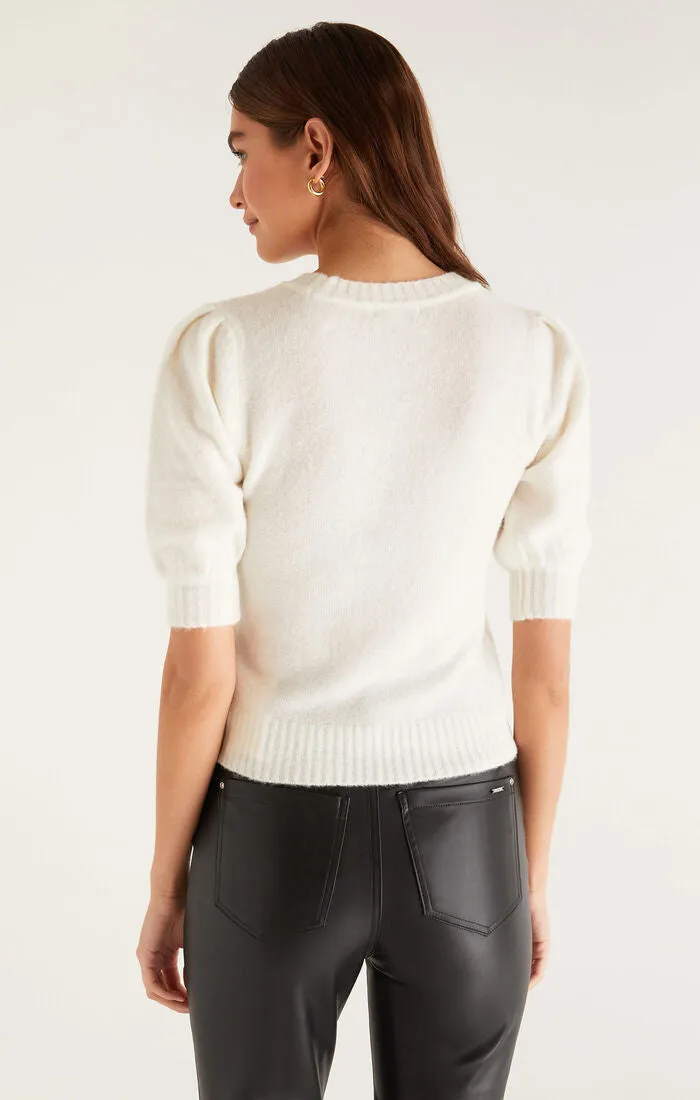 Z Supply Cassandra Short Sleeve Sweater Top