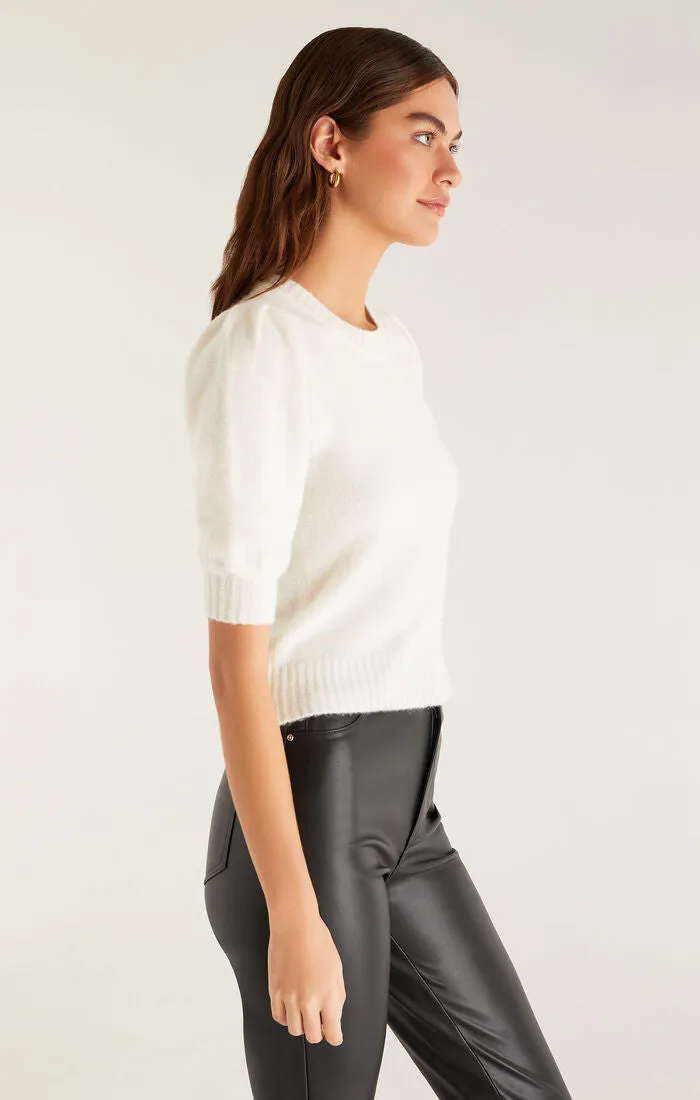 Z Supply Cassandra Short Sleeve Sweater Top